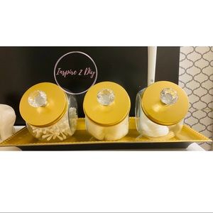 Glam Bathroom/Kitchen Storage Home Decor